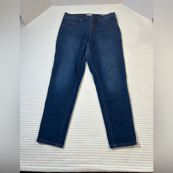 Nicole Miller Jeans. SoHo High Rise Skinny. Button Fly. Size 12. - Picture 1 of 6